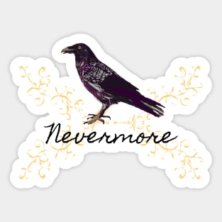 The Raven by Edgar Allan Poe Sticker